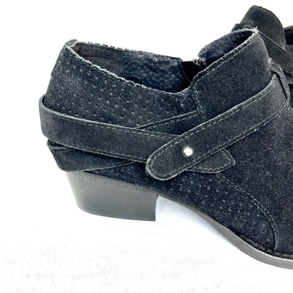 Charles By Charles David Black Wrap Booties Leath… - image 2